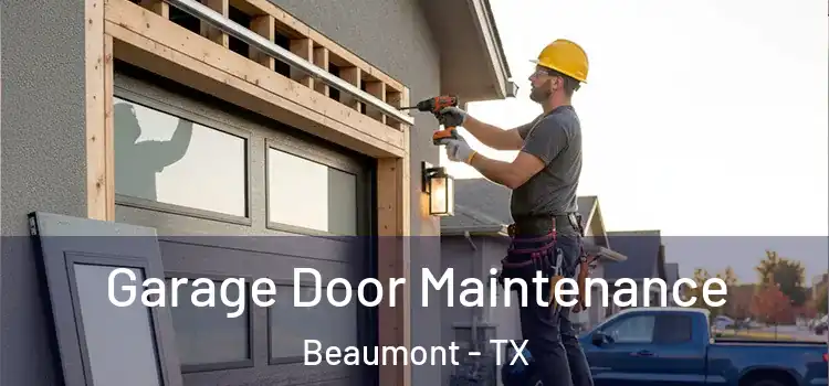 Garage Door Maintenance Beaumont - TX