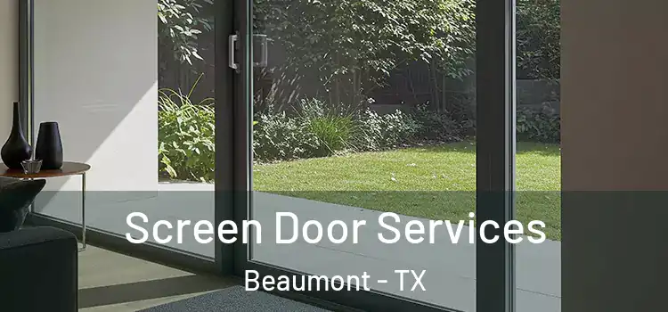 Screen Door Services Beaumont - TX